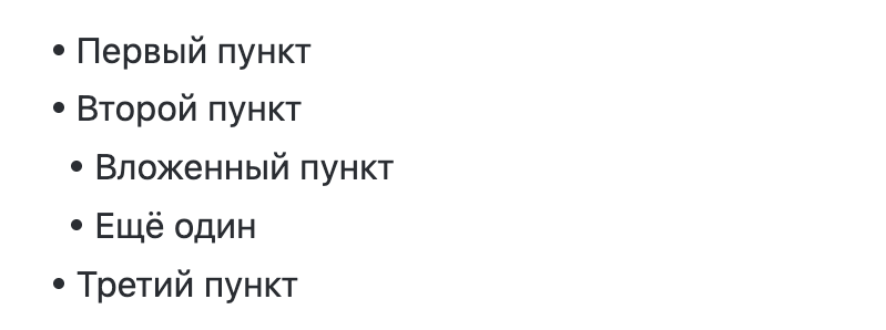 Шпаргалка по синтаксису Markdown